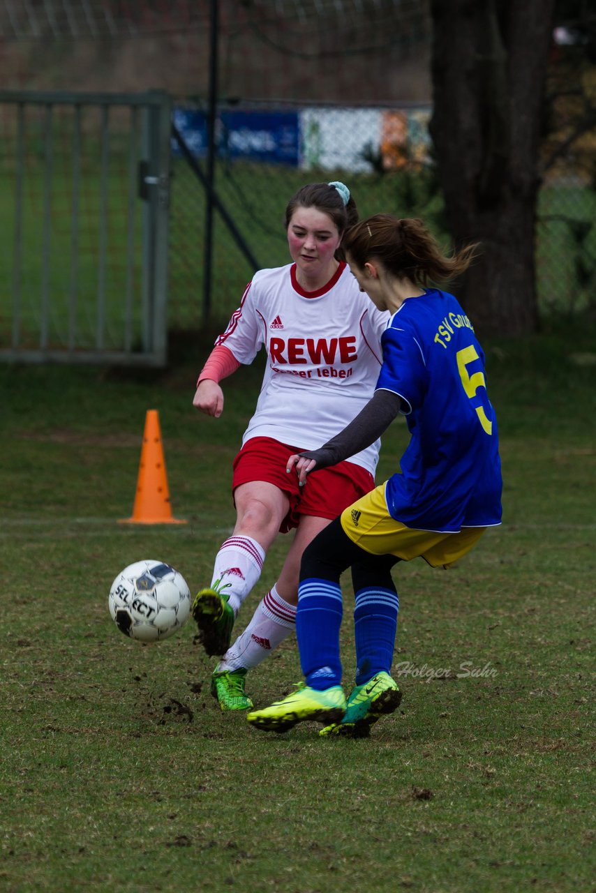 Bild 194 - B-Juniorinnen Tus Tensfeld - TSV Gnutz o.W. : Ergebnis: 1:3